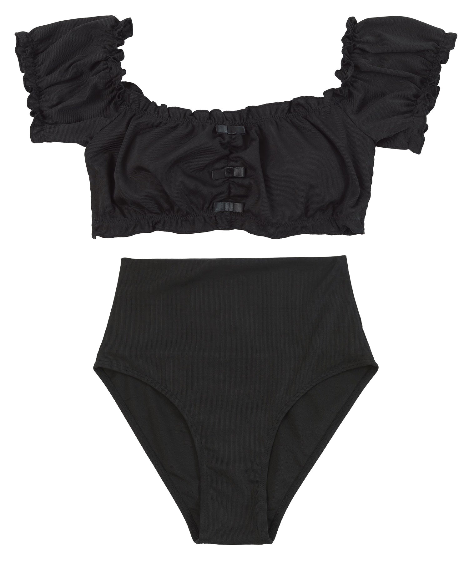 シードレス SEA DRESS フロントミニリボンビキニ/水着 【返品不可商品】 （ラベンダー/ブラウン） ラベンダー/ブラウン