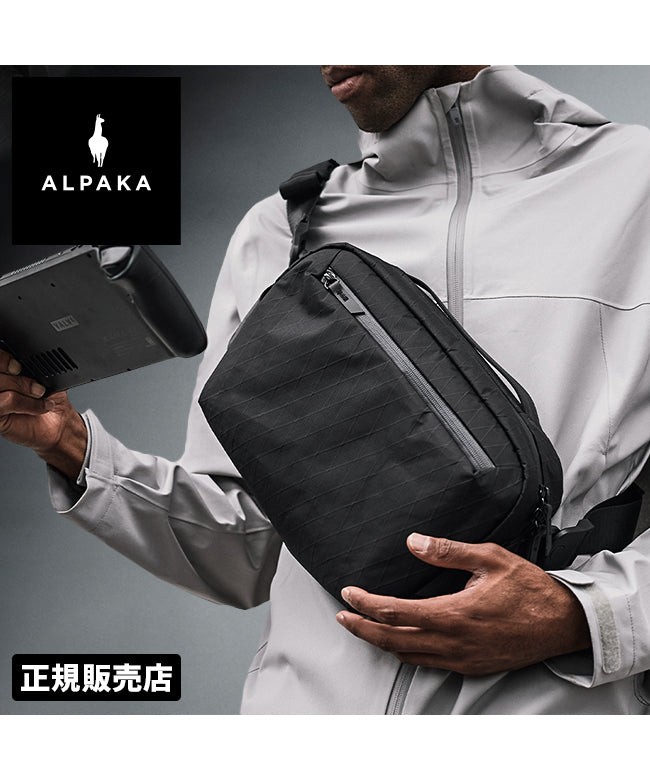アルパカ ALPAKA アルパカ ショルダーバッグ ボディバッグ メンズ ゴー スリング バッグ 斜めがけ 防水 ALPAKA 4158 （ブラック） ブラック