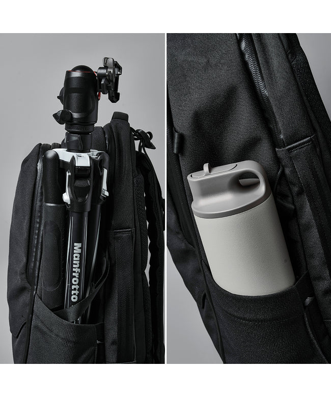 アルパカ ALPAKA 新商品/アルパカ/エレメンツトラベルバックパック/AXOFLUX/16インチPC/35L/ウエストベルト付【elem-tl-bp-axoflux】 （ブラック） ブラック