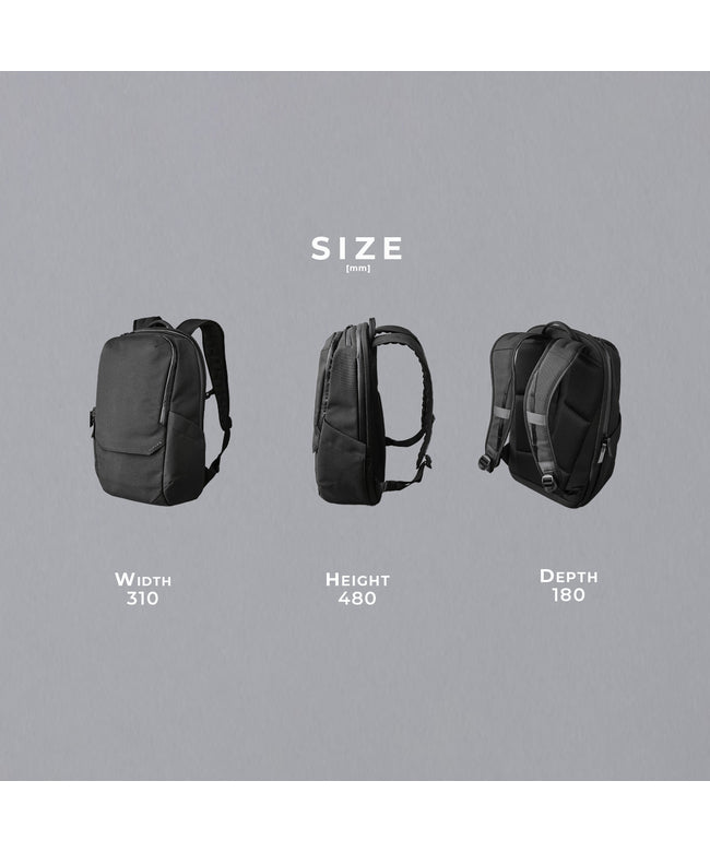 アルパカ ALPAKA 新商品/JALUX/アルパカ/elements backpack pro/エレメンツバックパックプロ/AXOFLUX/16インチPC/26L【elem-bp-p （ブラック） ブラック