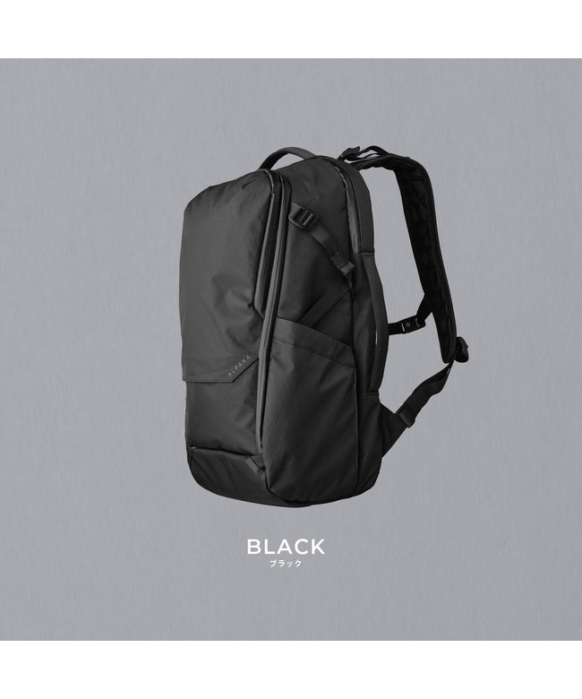 アルパカ ALPAKA 新商品/アルパカ/エレメンツトラベルバックパック/X-PAC/16インチPC/35L/ウエストベルト付【elem-tl-bp-bundle】 （ブラック） ブラック
