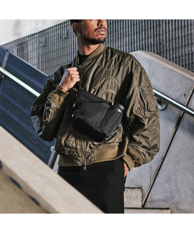 アルパカ ALPAKA FLOW SATCHEL /ショルダーバッグ【flow-satchel-2l】 （ブラック） ブラック