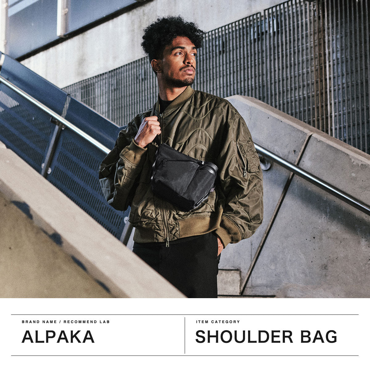 アルパカ ALPAKA ショルダーバッグ メンズ レディース 軽量 斜めがけバッグ バッグ ブランド カジュアル 小さめ 斜めがけ 大人 撥水 ミニ ショルダー おでかけ デイリー FLOW SATCHEL 4184 （BLACK） BLACK