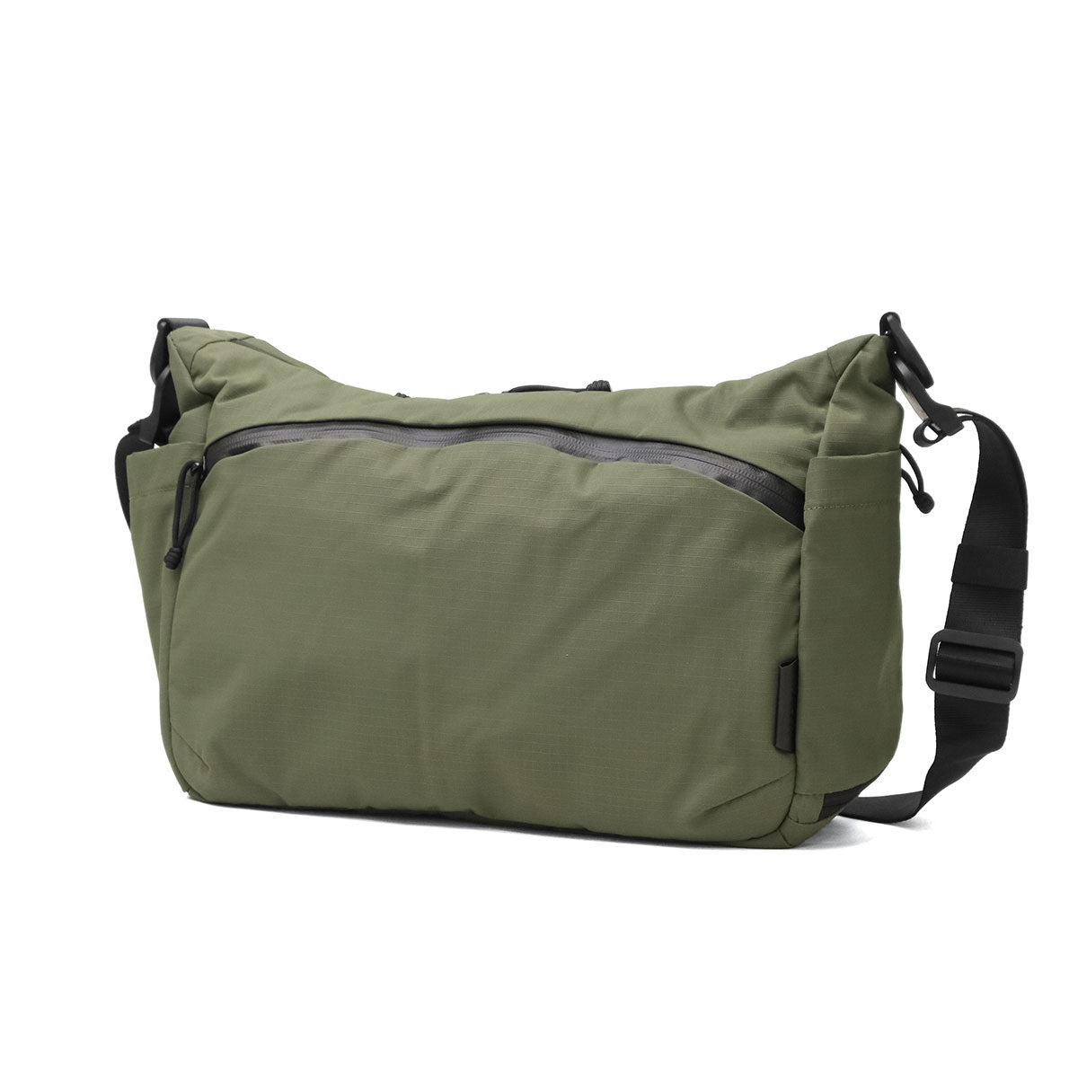 アルパカ ALPAKA ショルダーバッグ ブランド ビジネス ナイロン 丈夫 肩掛け ファスナー 横型 無地 大人 A4 11L FLIGHT SATCHEL 4246 （GREEN） GREEN
