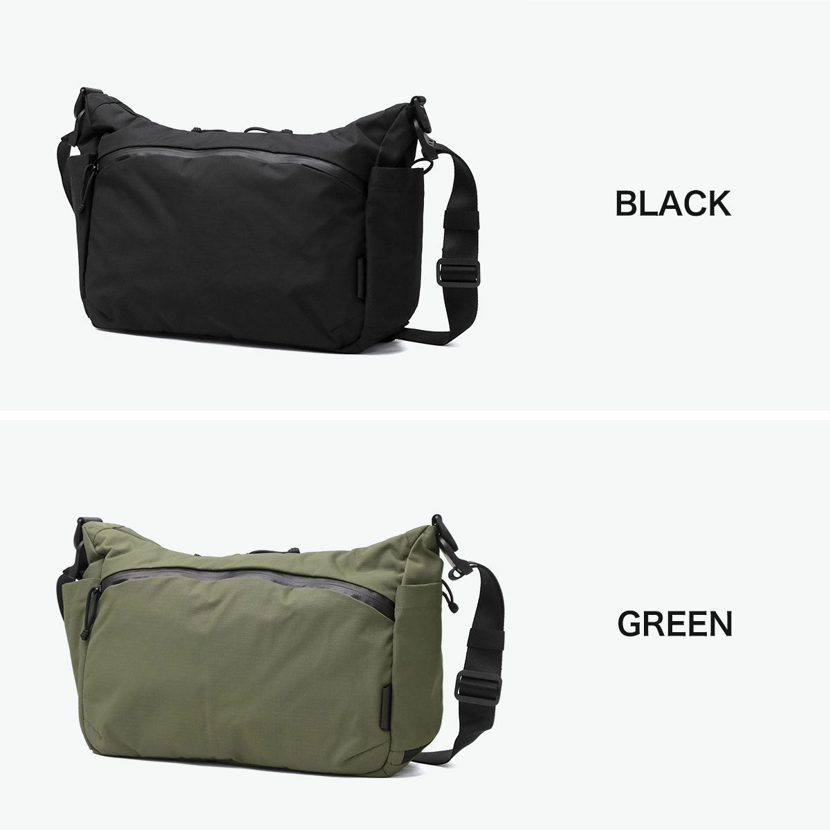 アルパカ ALPAKA ショルダーバッグ ブランド ビジネス ナイロン 丈夫 肩掛け ファスナー 横型 無地 大人 A4 11L FLIGHT SATCHEL 4246 （GREEN） GREEN