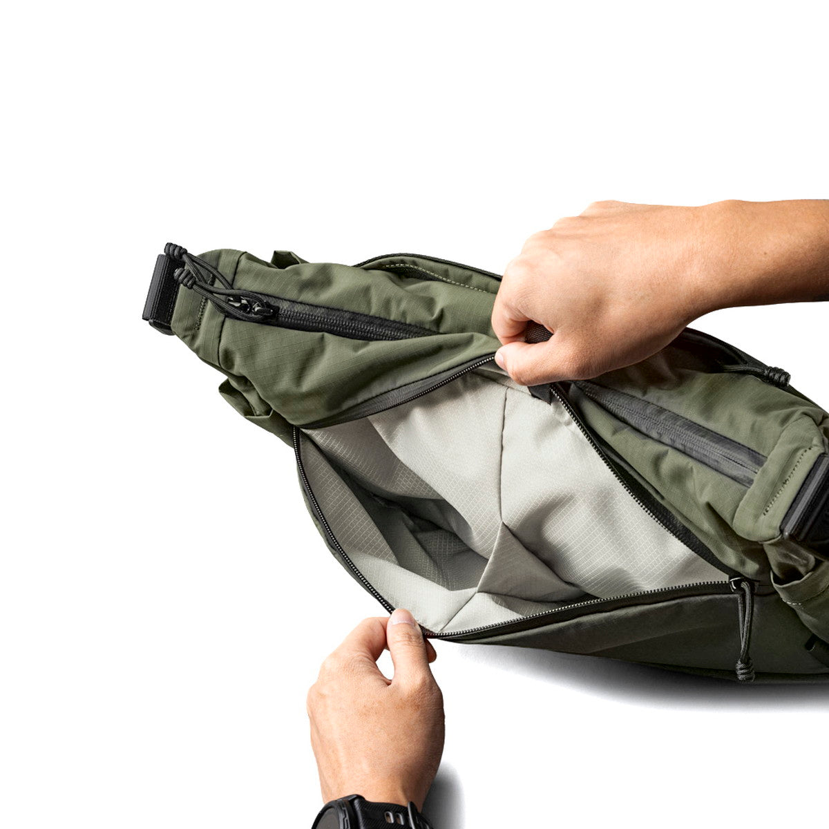 アルパカ ALPAKA ショルダーバッグ ブランド ビジネス ナイロン 丈夫 肩掛け ファスナー 横型 無地 大人 A4 11L FLIGHT SATCHEL 4246 （GREEN） GREEN