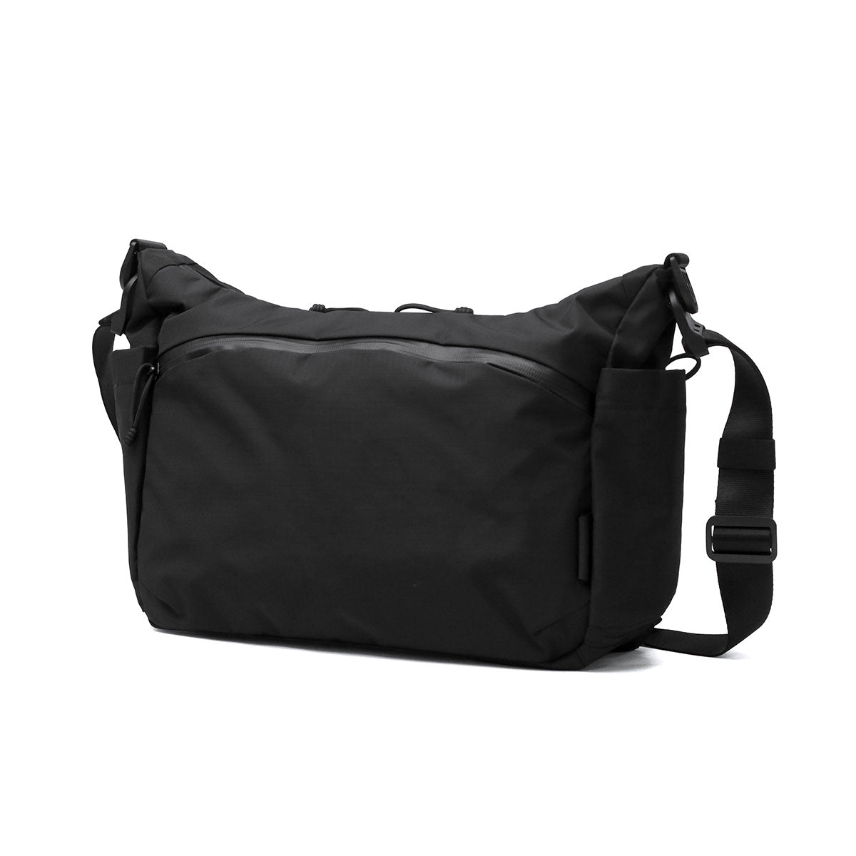 アルパカ ALPAKA ショルダーバッグ ブランド ビジネス ナイロン 丈夫 肩掛け ファスナー 横型 無地 大人 A4 11L FLIGHT SATCHEL 4246 （BLACK） BLACK