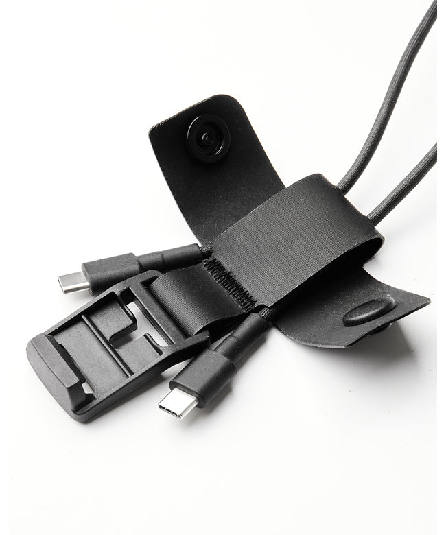 アルパカ ALPAKA アルパカ ネックストラップ TypeーC to TypeーCケーブル 60W 1m USBーC ケーブル 充電器 急速充電 TYPEC ALPAKA HUB L （ブラック） ブラック