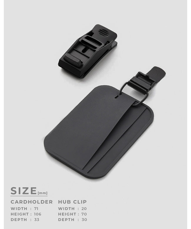 アルパカ ALPAKA アルパカ IDカードホルダー カードケース ブランド 撥水 防水 ALPAKA HUB CARDHOLDER 4111 （ブラック） ブラック