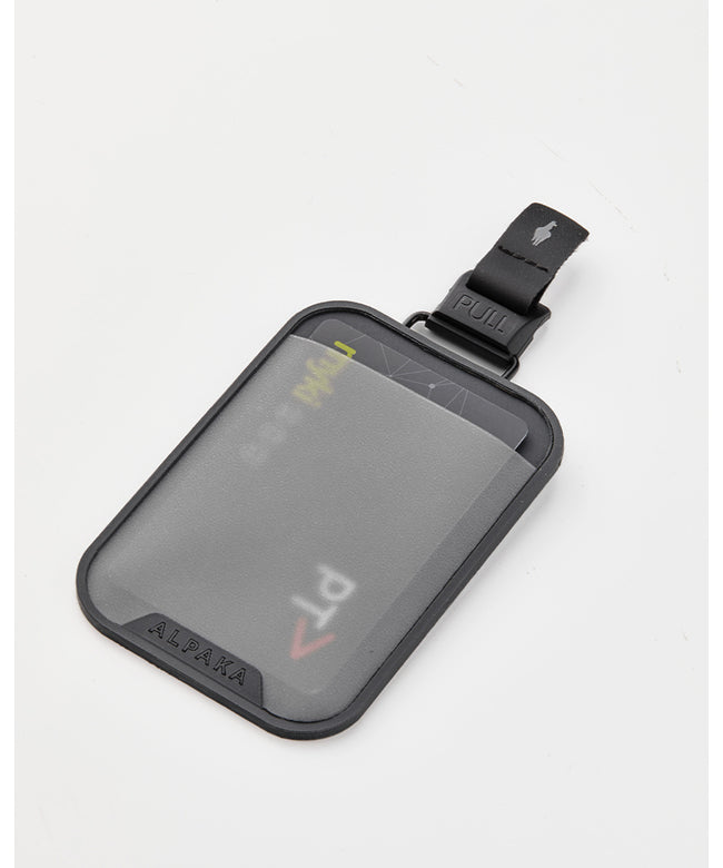 アルパカ ALPAKA アルパカ IDカードホルダー カードケース ブランド 撥水 防水 ALPAKA HUB CARDHOLDER 4111 （ブラック） ブラック