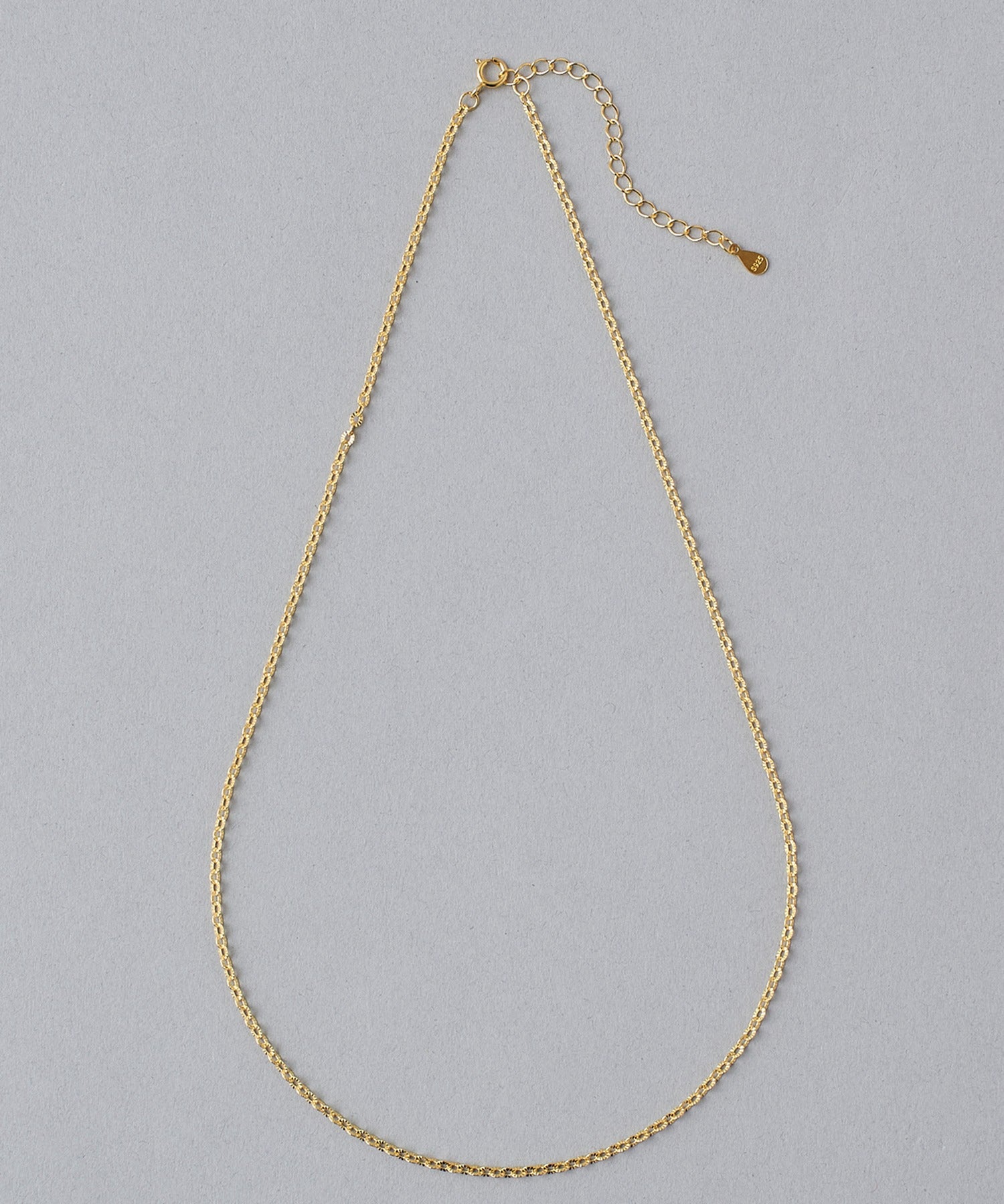 アリュレル ALLURELLE グリッターチェーンネックレス KNF127 （ゴールド） ゴールド