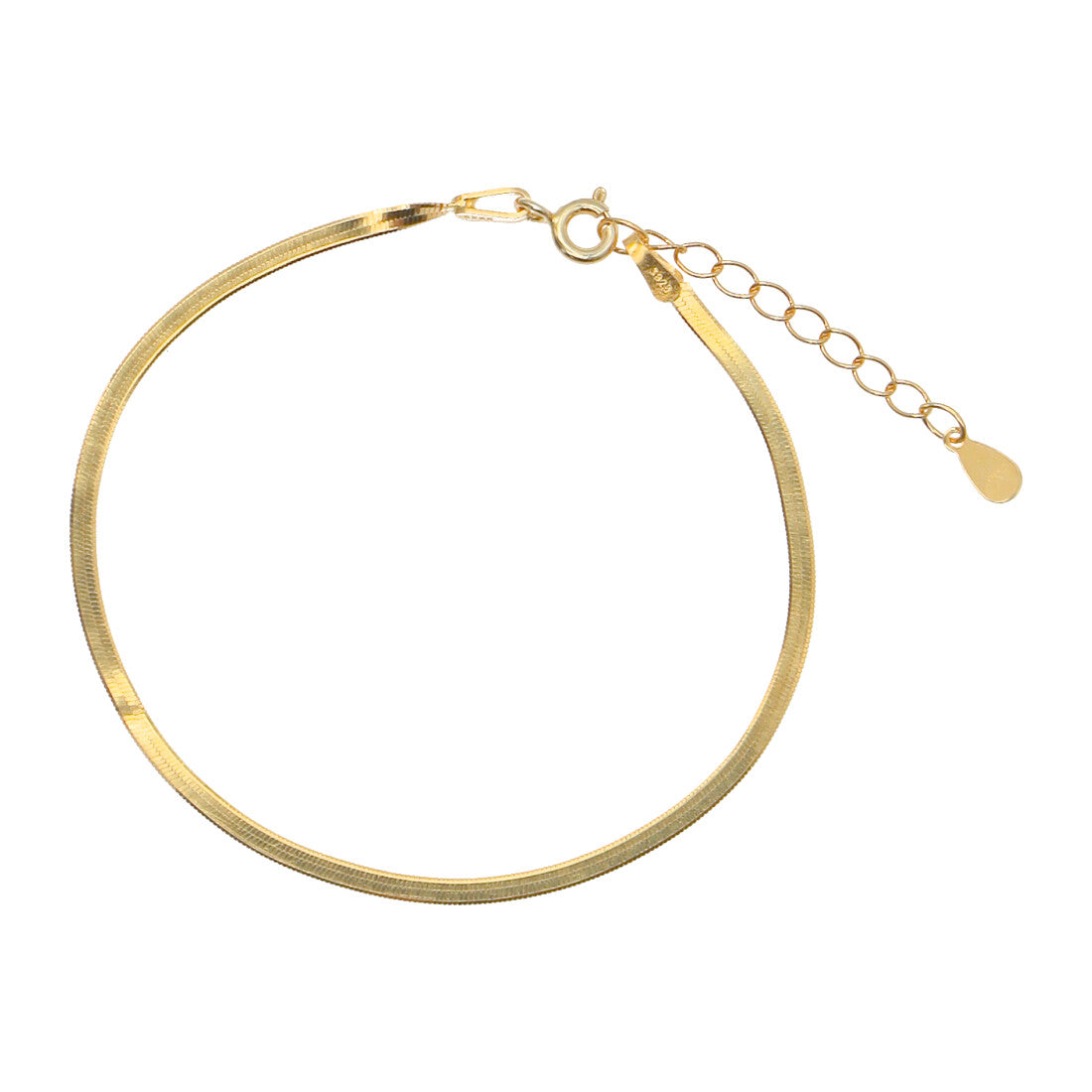 アリュレル ALLURELLE スネークチェーンブレスレット KNF127 （ゴールド） ゴールド