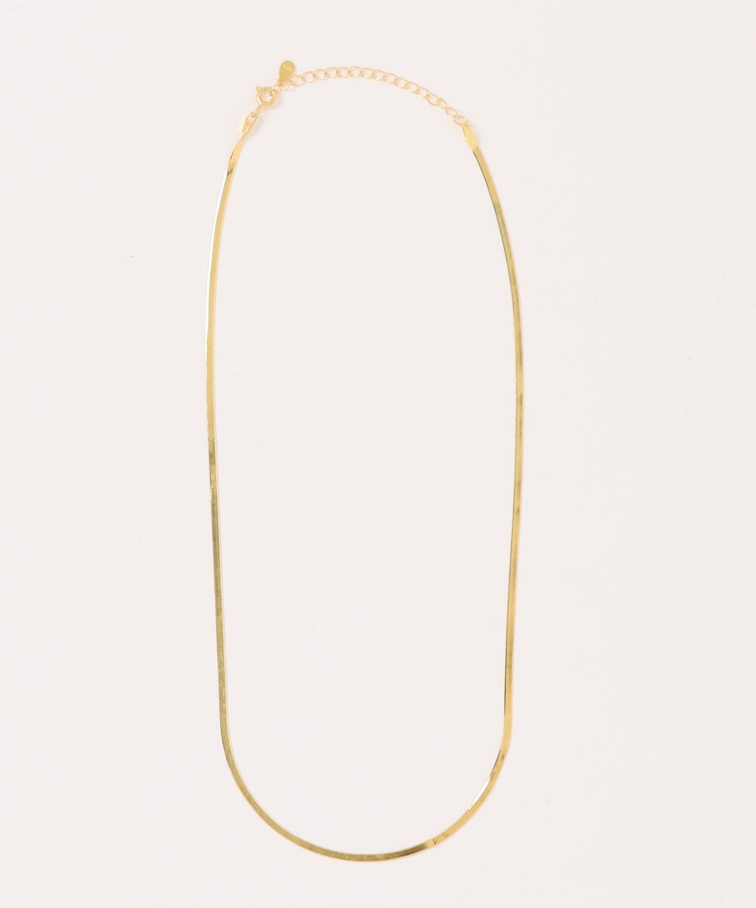 アリュレル ALLURELLE スネークチェーンネックレス KNF127 （ゴールド） ゴールド