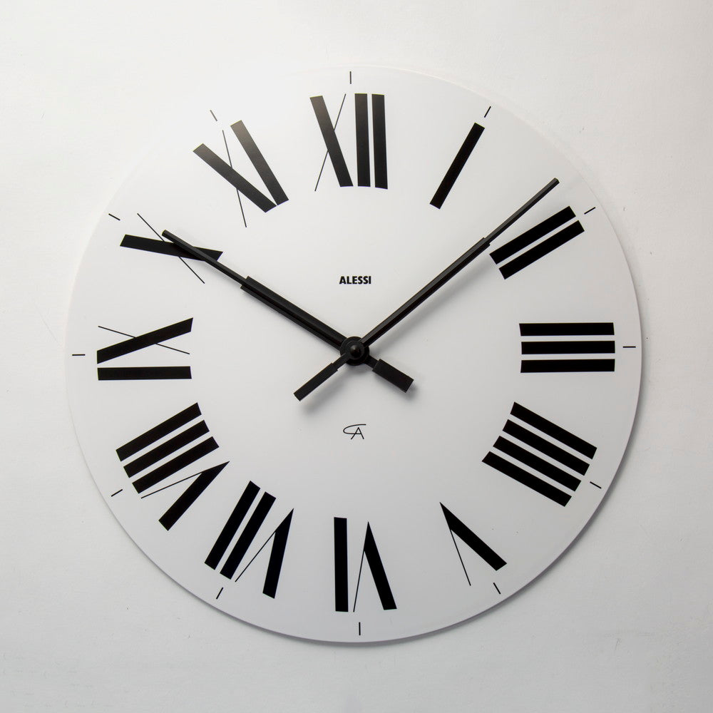 アレッシ ALESSI アレッシィ ALESSI FIRENZE 掛け時計 時計 フィレンツェ インテリア ウォールクロック 壁掛け時計 デザイン雑貨 イタリア 壁時計 【返品不可商品】 （01. ホワイト） 01. ホワイト