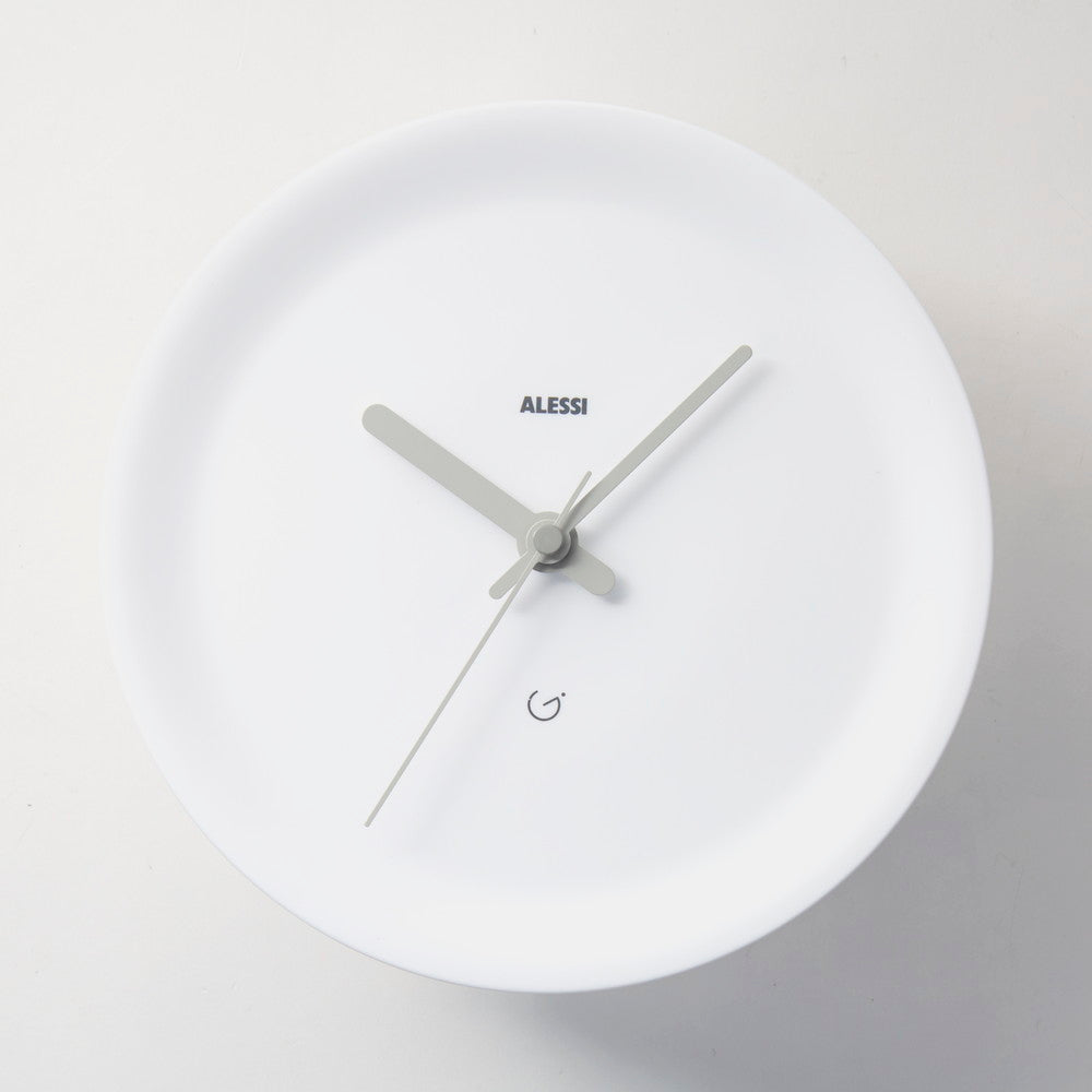 アレッシ ALESSI アレッシィ ALESSI ORA IN / ORAOUT 掛け時計 時計 オラ イン アウト コーナー用 エッジ用 インテリア ウォールクロック 壁掛け時計 壁時計 【返品不可商品】 （01. ホワイト） 01. ホワイト