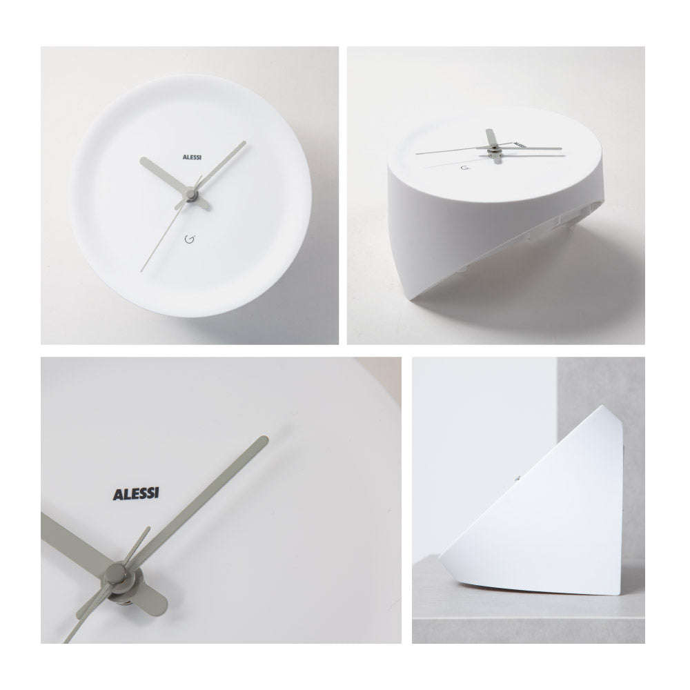 アレッシィ ALESSI ORA IN / ORAOUT 掛け時計 コーナー用