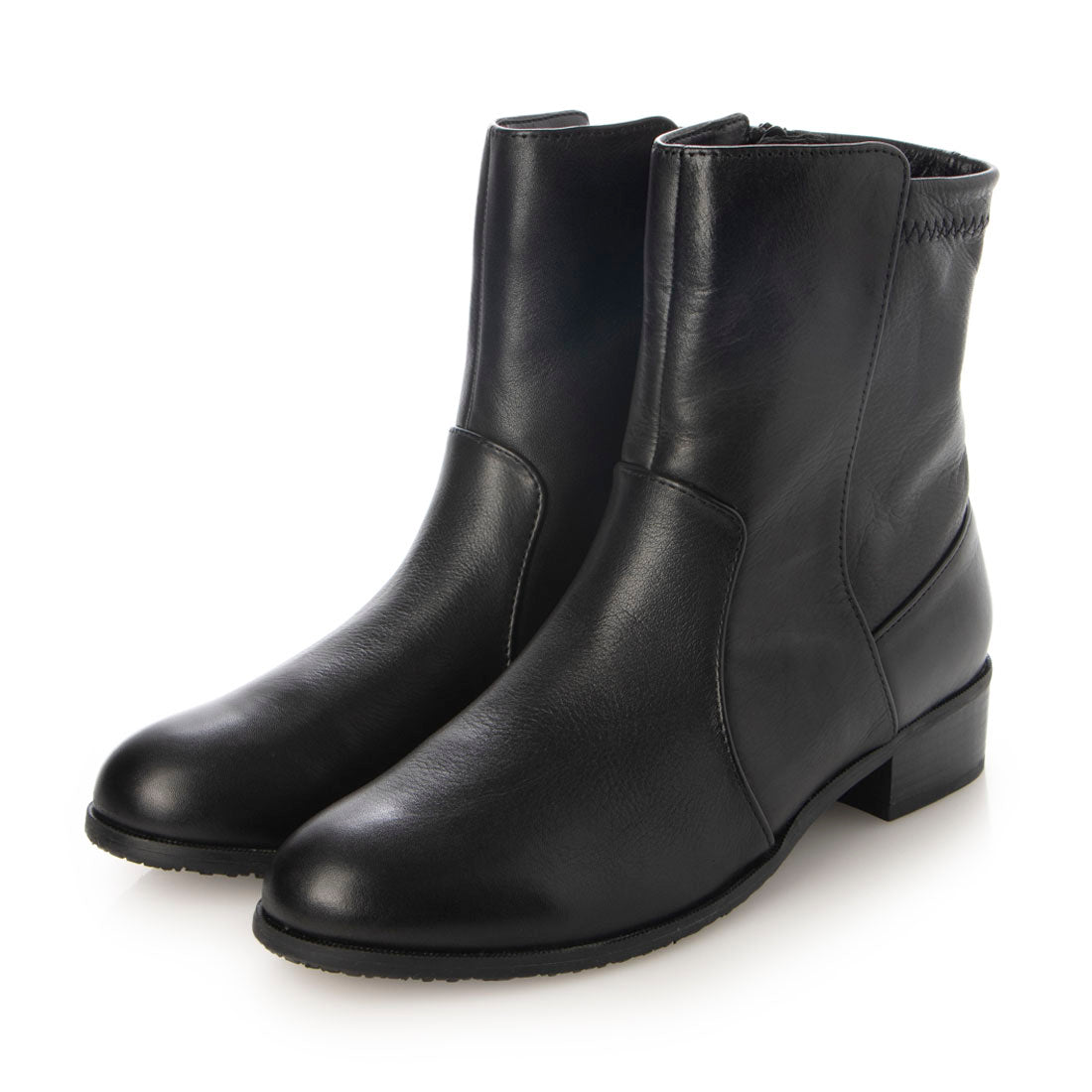 ALPHA CUBIC Genuine Leather Soft Short Boots