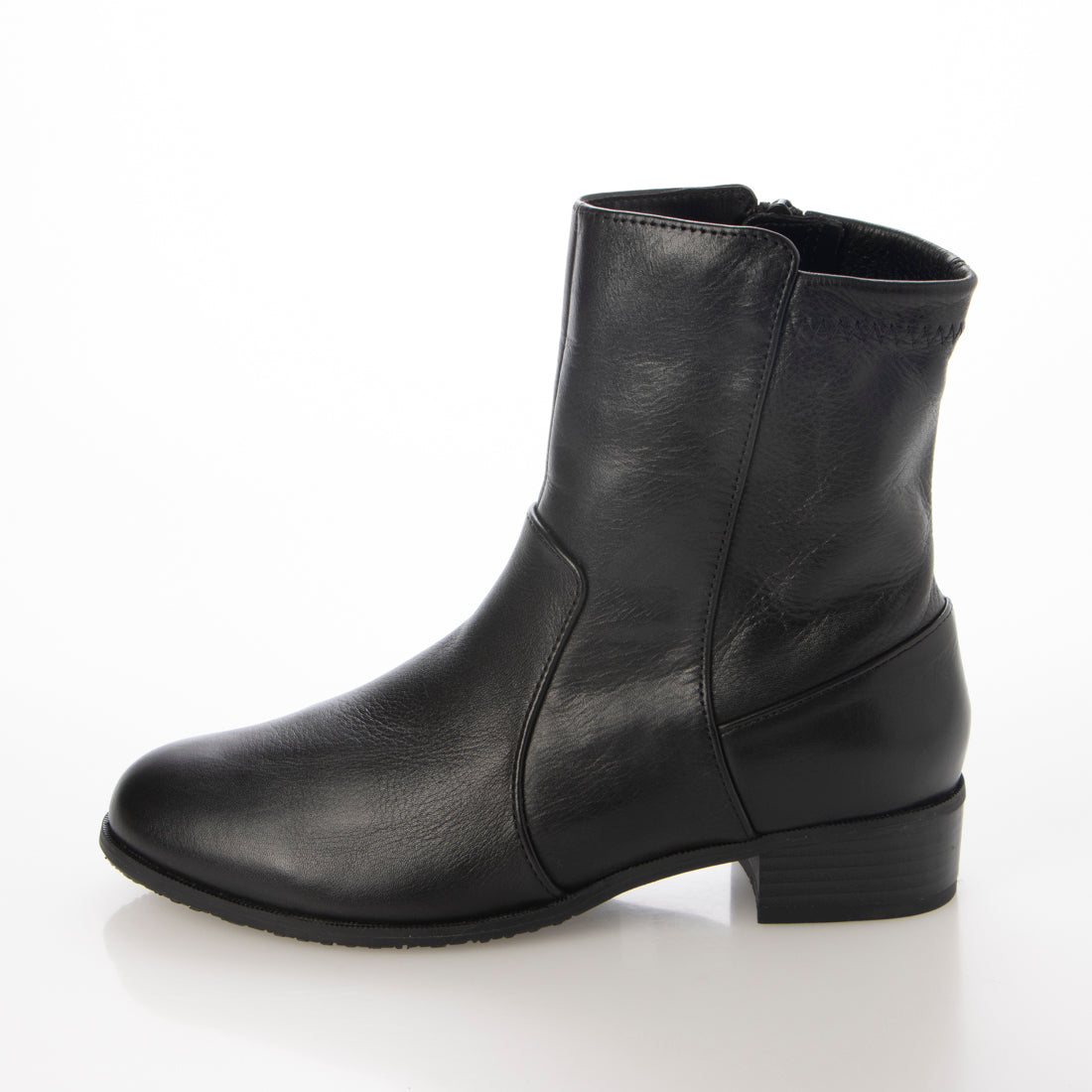 ALPHA CUBIC Genuine Leather Soft Short Boots