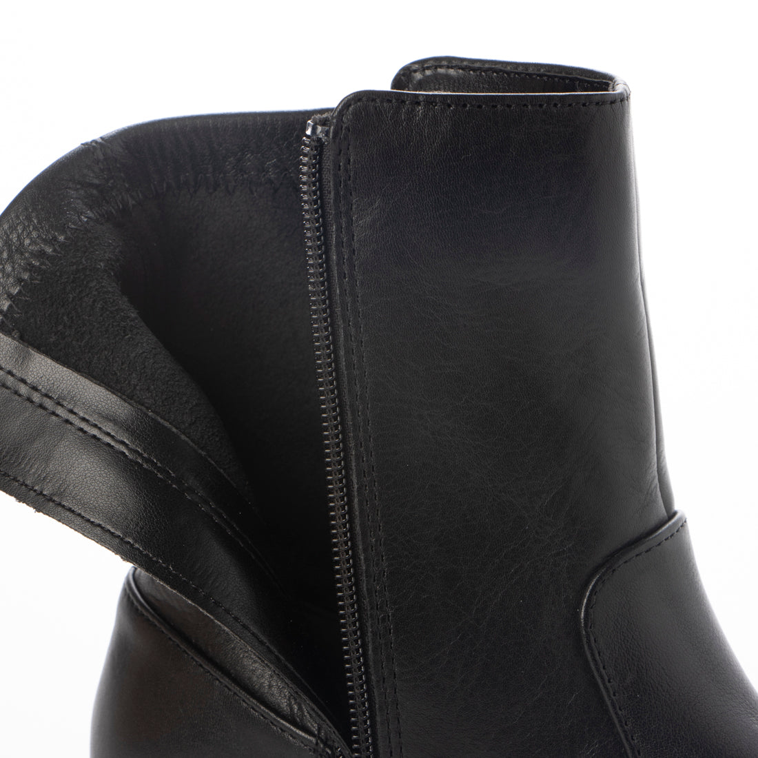 ALPHA CUBIC Genuine Leather Soft Short Boots