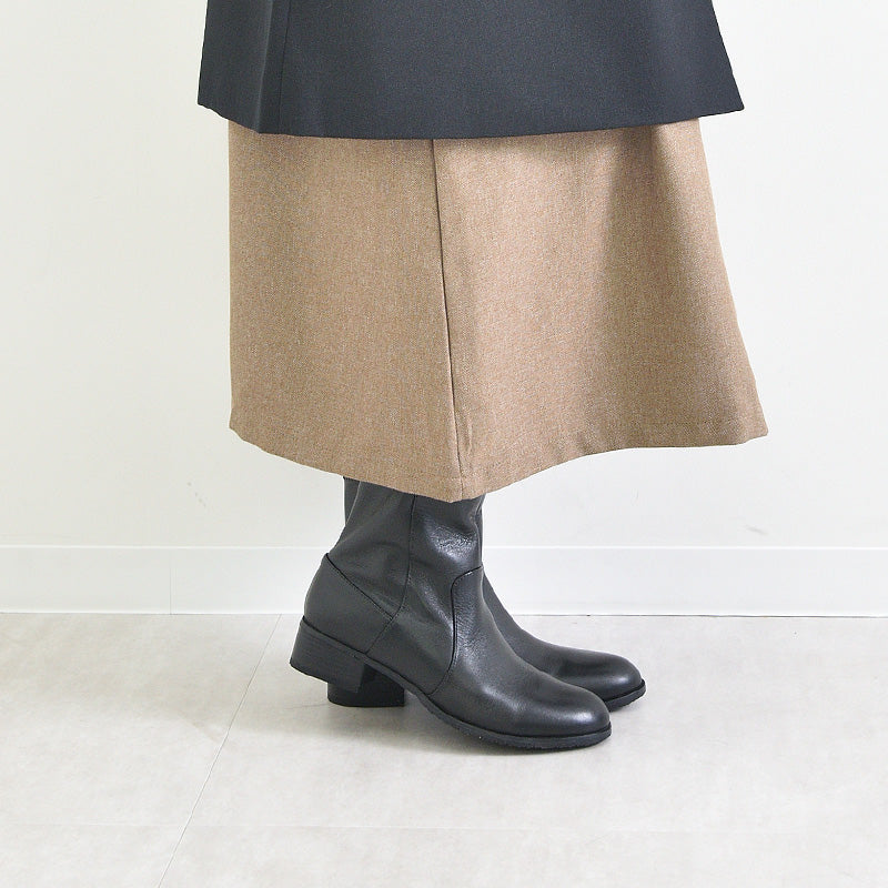 ALPHA CUBIC Genuine Leather Soft Short Boots