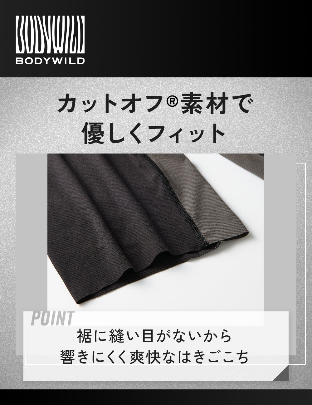 ボディワイルド BODY WILD 【裾きりっぱなし】ロングボクサーパンツ（前とじ）【返品不可商品】 （ダークブルー） ダークブルー