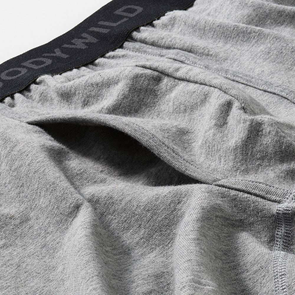 ボディワイルド BODY WILD 【綿混】ボクサーパンツ（前あき）【返品不可商品】 （グレーモク） グレーモク