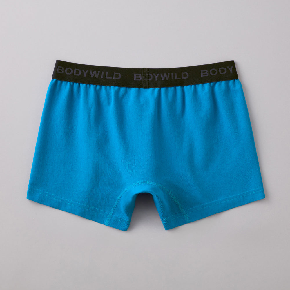 ボディワイルド BODY WILD 【綿混/デニム調】ボクサーパンツ（前あき） 【返品不可商品】 （ライトブルー） ライトブルー