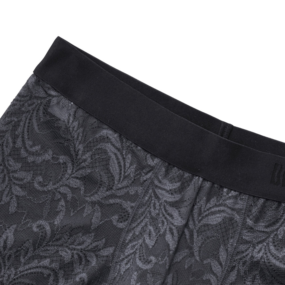ボディワイルド BODY WILD ボクサーパンツ ラッセルレース アラベスク柄 【返品不可商品】 （チャコールグレー） チャコールグレー