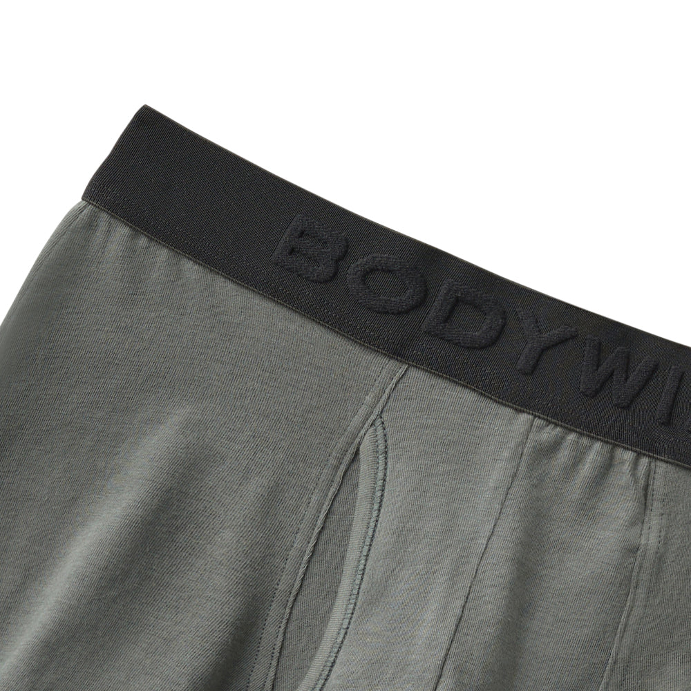 ボディワイルド BODY WILD 【オーガニックコットン混】ボクサーパンツ（前あき） 【返品不可商品】 （ブラック） ブラック