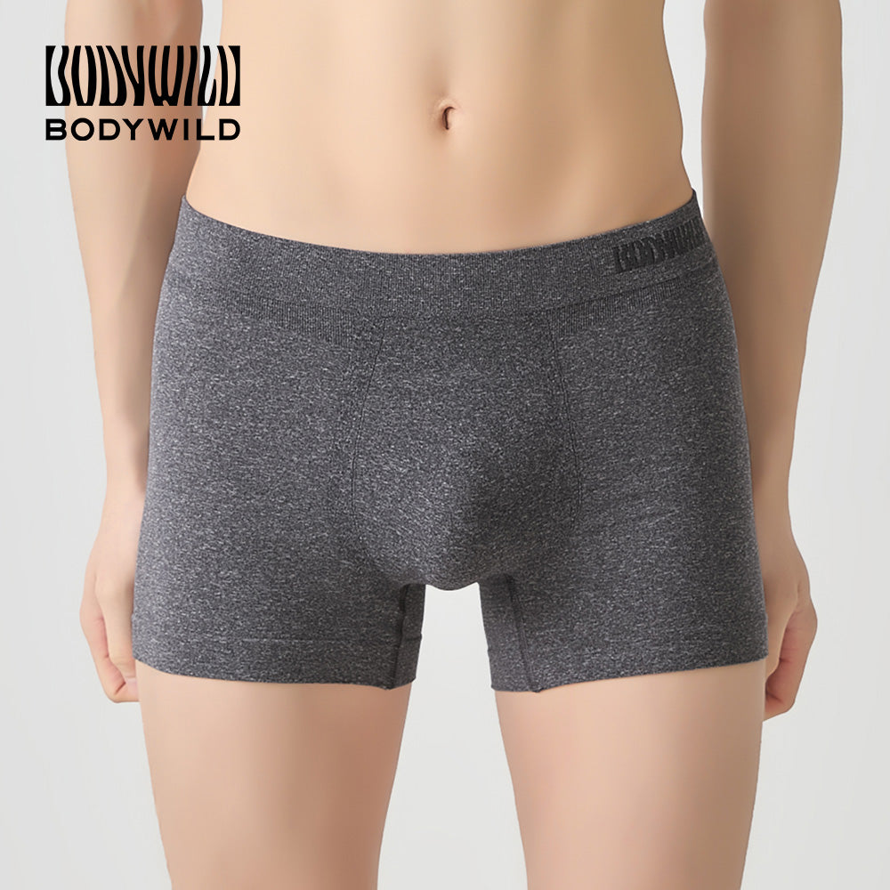 ボディワイルド BODY WILD 【3D-Boxer】ボクサーパンツ（前とじ） 【返品不可商品】 （ブラックモク） ブラックモク