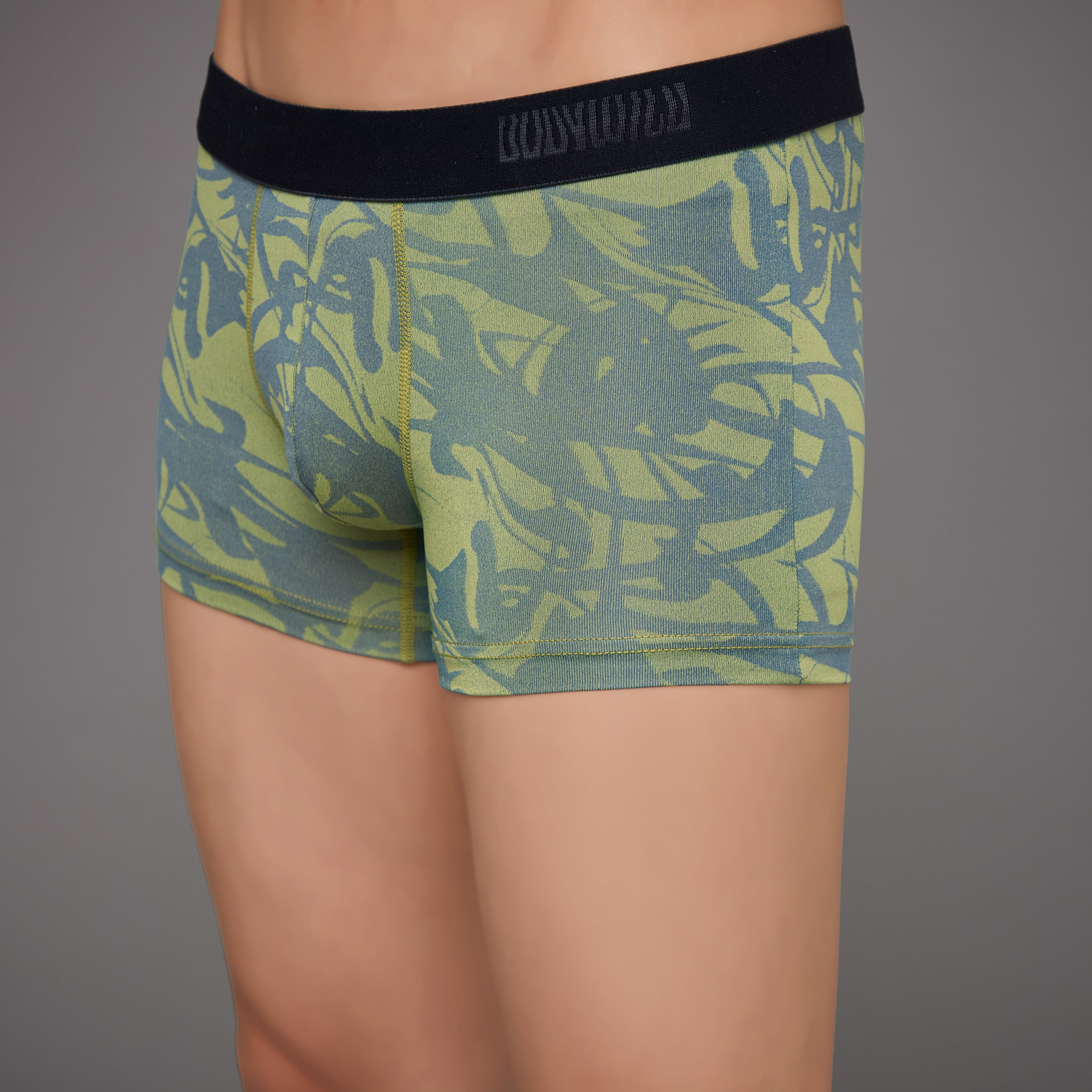 ボディワイルド BODY WILD 【ジャガード編み】ボクサーパンツ（前とじ） 【返品不可商品】 （リンピイエロー） リンピイエロー