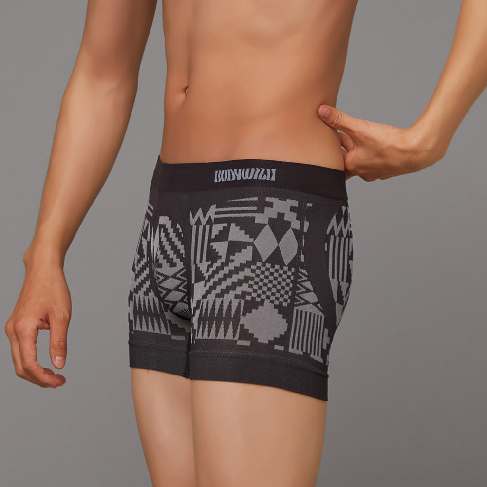 ボディワイルド BODY WILD 【3D-Boxer】ボクサーパンツ（前とじ） 【返品不可商品】 （ブラック） ブラック