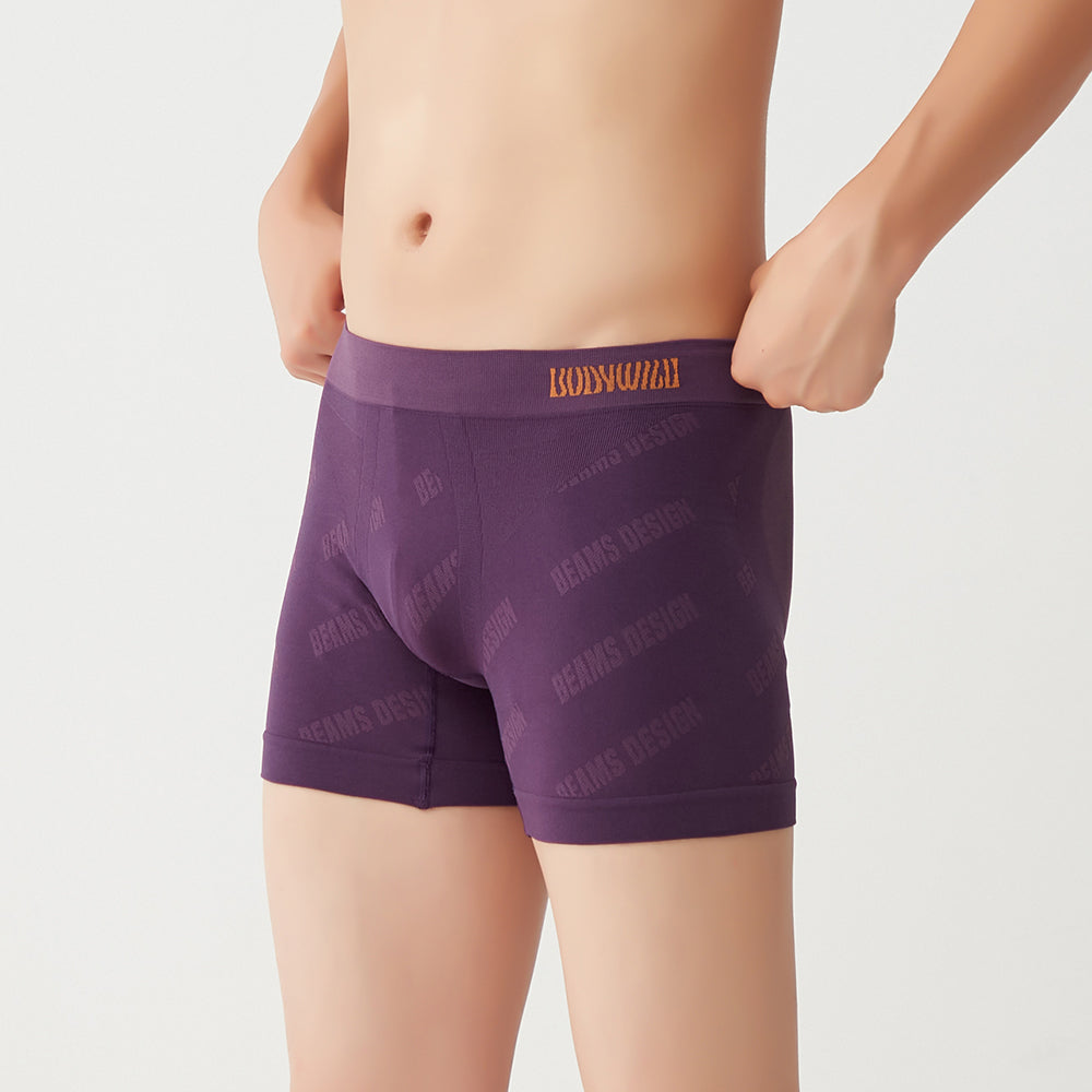 ボディワイルド BODY WILD セミロングボクサー 【返品不可商品】 （パープル） パープル