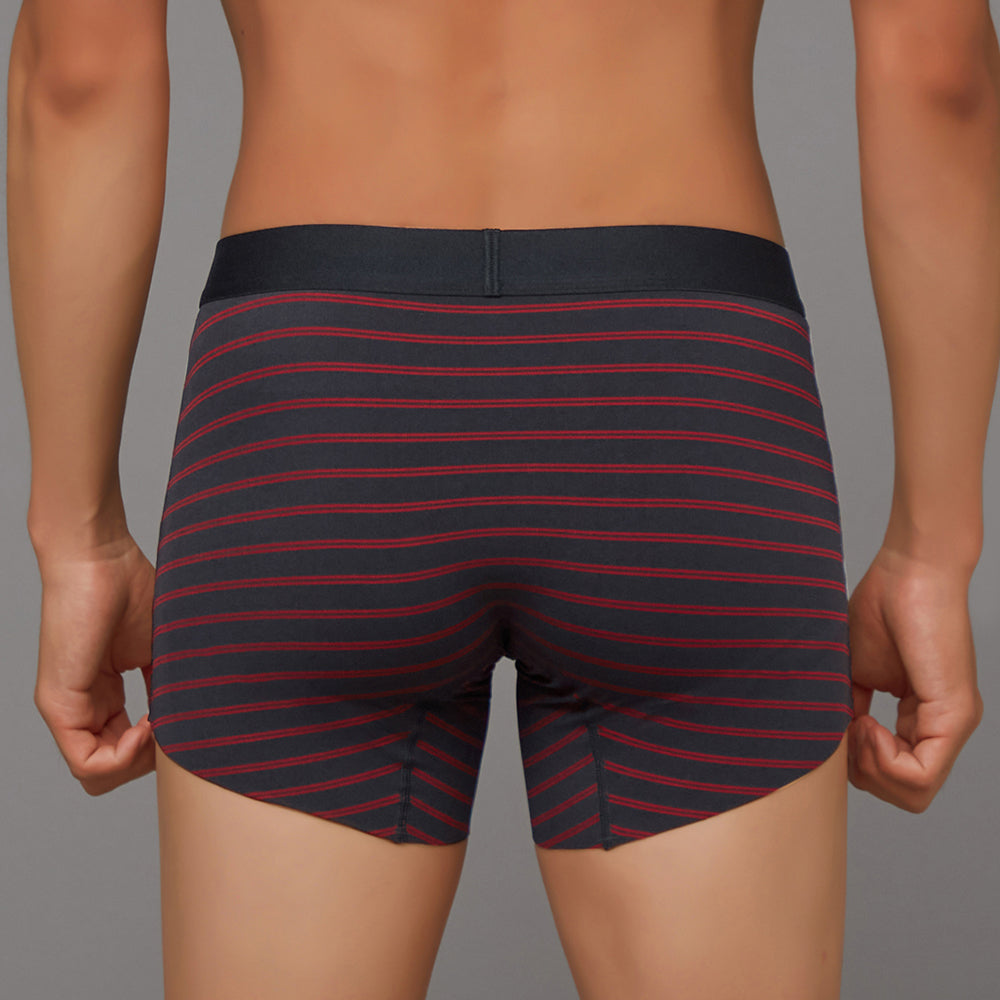ボディワイルド BODY WILD 【BLACK DESIGN】ボクサーパンツ(前とじ) 【返品不可商品】 （ダークレッド） ダークレッド