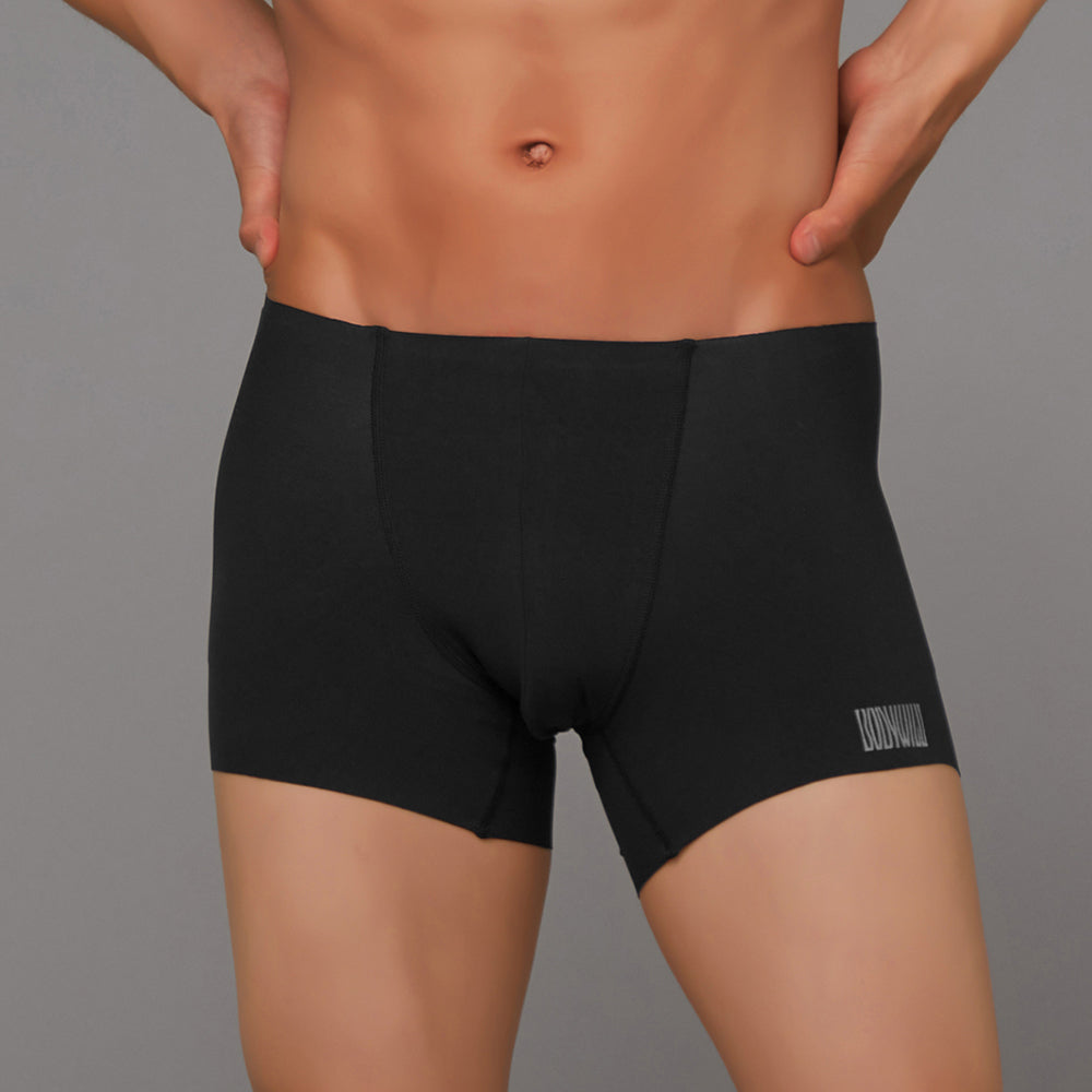 ボディワイルド BODY WILD 【腰ゴムなし】ボクサーパンツ（前とじ）【返品不可商品】 （ブラック） ブラック