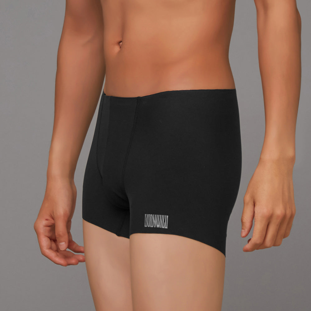 ボディワイルド BODY WILD 【腰ゴムなし】ボクサーパンツ（前とじ）【返品不可商品】 （ブラック） ブラック