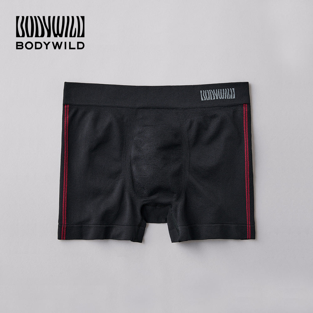 ボディワイルド BODY WILD 【3D-Boxer】ボクサーパンツ（前とじ）【返品不可商品】 （ブラック） ブラック