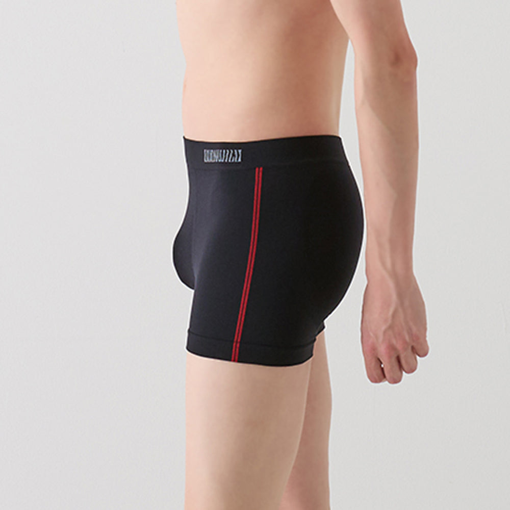 ボディワイルド BODY WILD 【3D-Boxer】ボクサーパンツ（前とじ）【返品不可商品】 （ブラック） ブラック