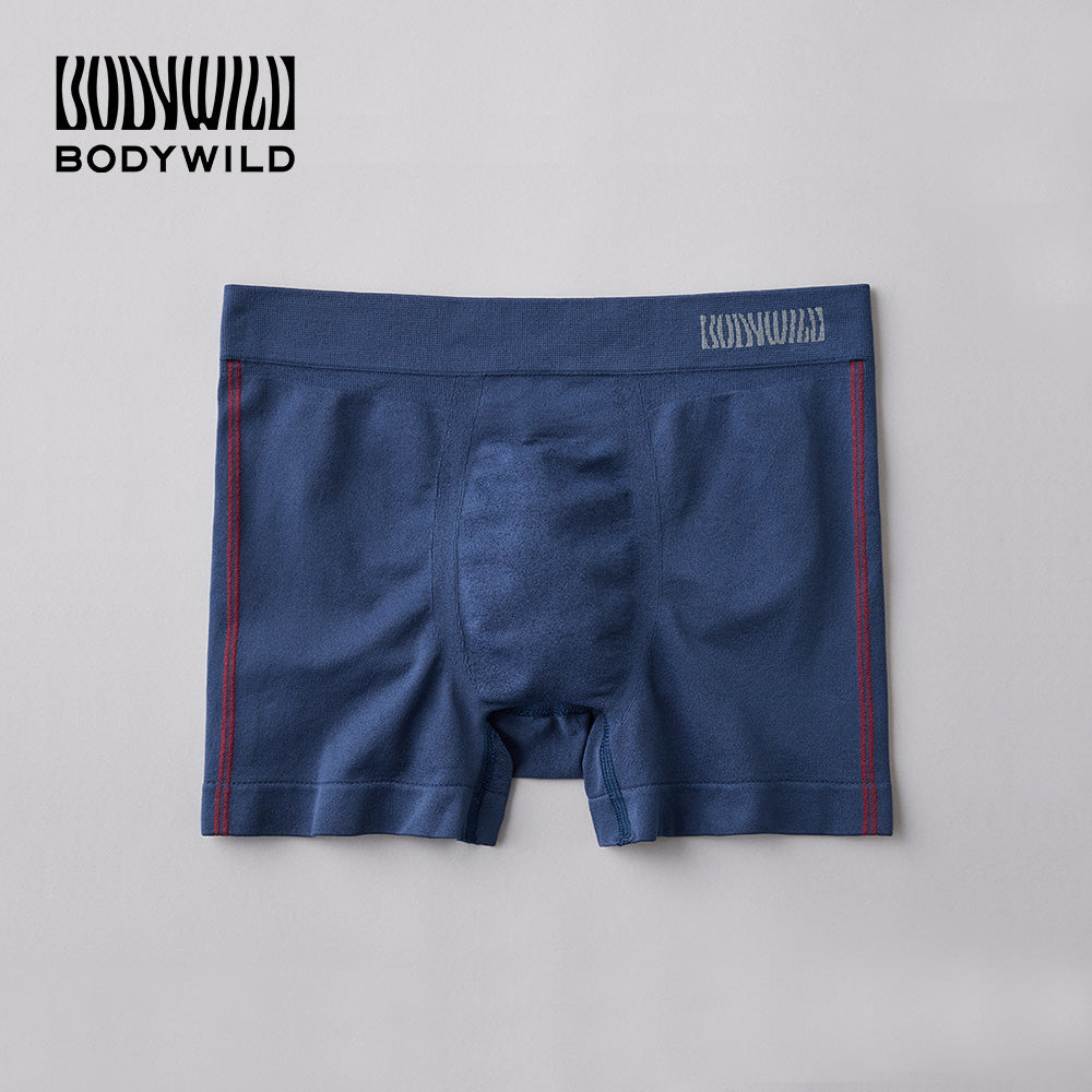 ボディワイルド BODY WILD 【3D-Boxer】ボクサーパンツ（前とじ）【返品不可商品】 （ネービーブルー） ネービーブルー