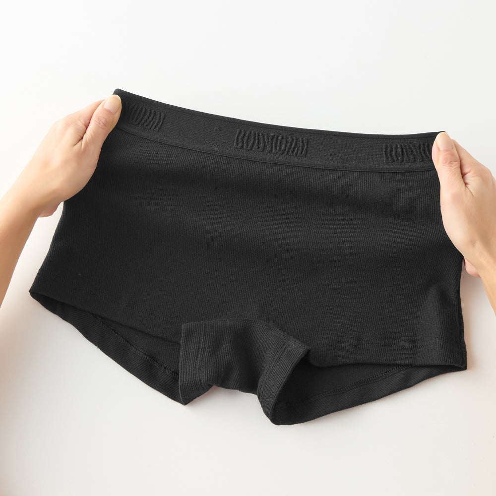 ボディワイルド BODY WILD 【綿混】STANDARD ボクサーショーツ 【返品不可商品】 （ブラック） ブラック