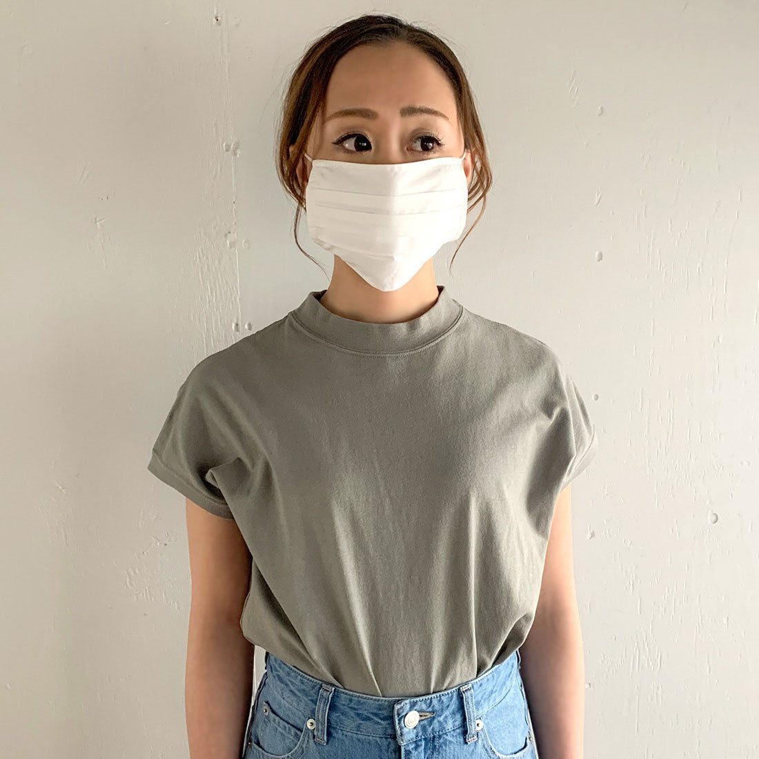 ジュノア JUNOAH 洗えるフィルターポケットコットン マスク 専用ケース付き マスク 布マスク マスク通販【返品不可商品】