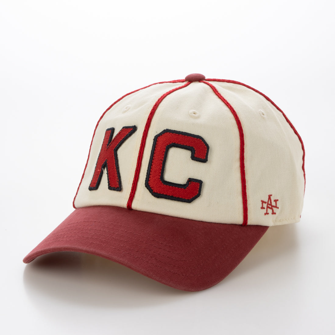 アメリカンニードル AMERICAN NEEDLE A/N Negro League KC MONARCHS SMU694A-KCM IVY/D.RED （アイボリー×レッド） アイボリー×レッド