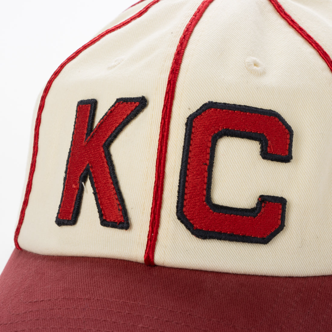 アメリカンニードル AMERICAN NEEDLE A/N Negro League KC MONARCHS SMU694A-KCM IVY/D.RED （アイボリー×レッド） アイボリー×レッド