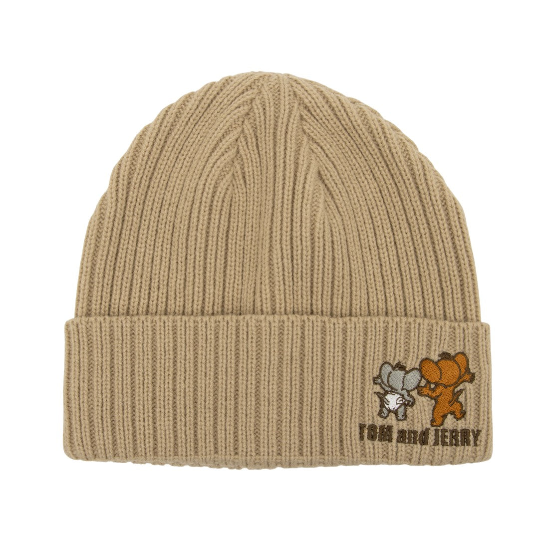 トムトジェリー TOM and JERRY 別注 ニット帽 トムとジェリー （ベージュ） ベージュ
