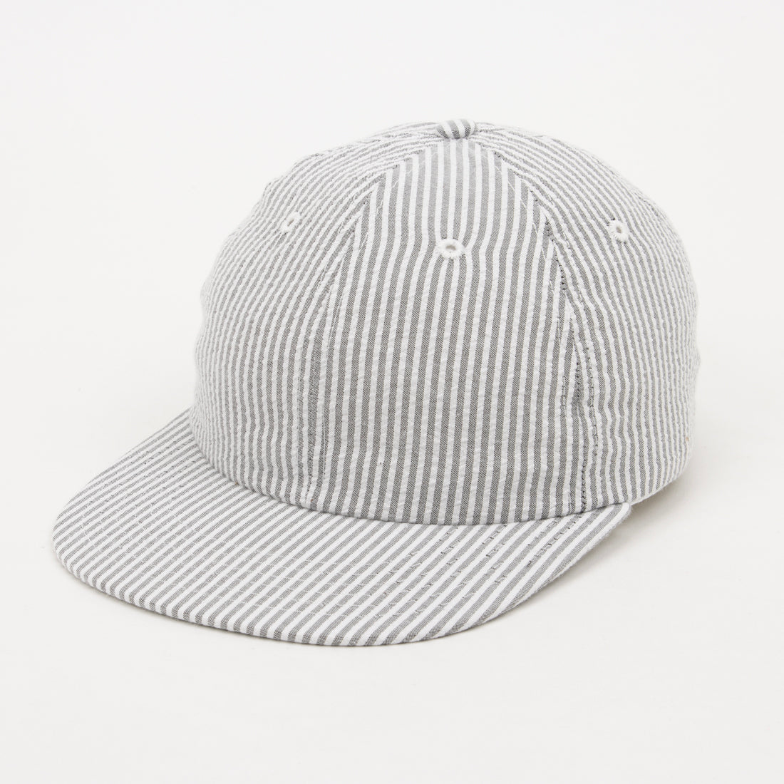 アメリキャップ AMERI CAP AMERICAP 6PANEL SEERSUCKER CAP アメリキャップ シアサッカーキャップ （ブラックストライプ） ブラックストライプ