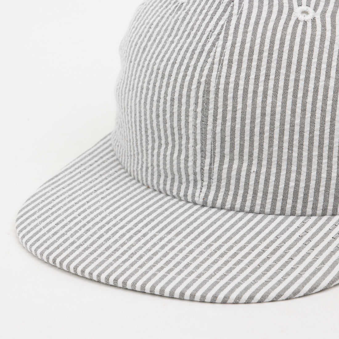 アメリキャップ AMERI CAP AMERICAP 6PANEL SEERSUCKER CAP アメリキャップ シアサッカーキャップ （ブラックストライプ） ブラックストライプ