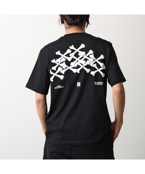 Amiri AMIRI AMIRI T-shirt BONES STACKED TEE AMJYTE1075 Short Sleeve