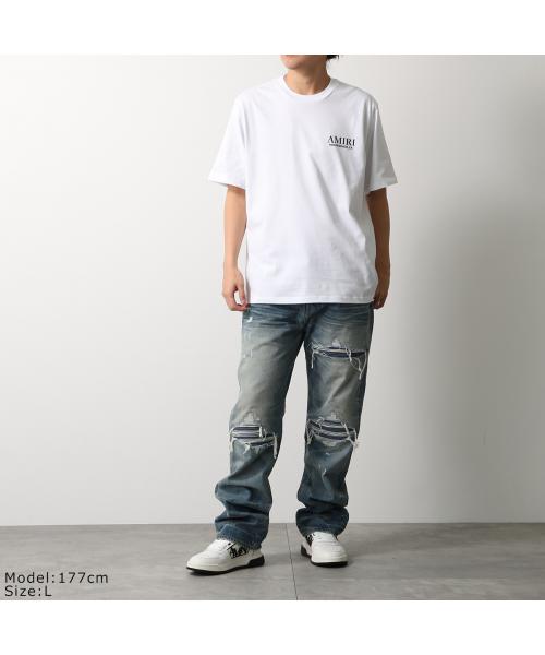 【国内正規】AMIRI STACKED TEE Lサイズ アミリ AMIRI（アミリ） BONES STACKED TEE/ボーンプリント ロゴ Tシャツ