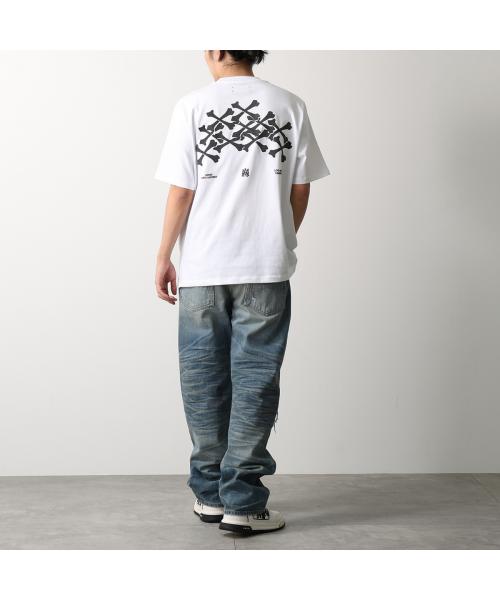 Amiri AMIRI AMIRI T-shirt BONES STACKED TEE AMJYTE1075 Short Sleeve