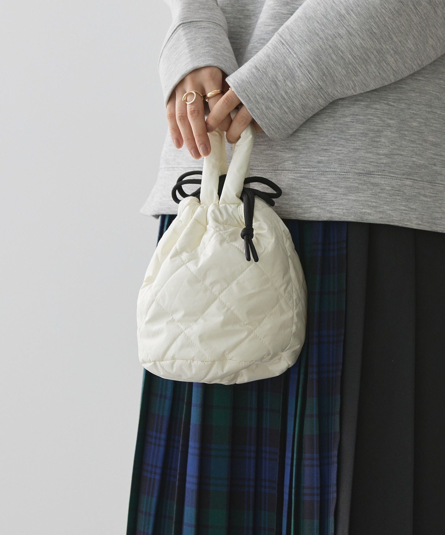 アメリカンホリック AMERICAN HOLIC キルティングミニBAG① （オリーブ） オリーブ